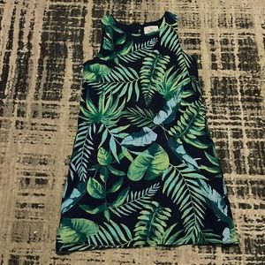 28 Palms Tropical Print Linen Dress
